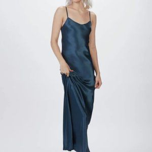 NWT Asceno Lyon Dress in Petrol